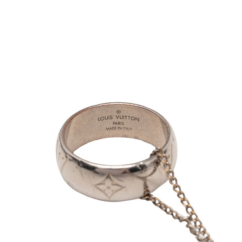 Louis Vuitton Monogram Ring Necklace Metal — view 3