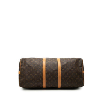Louis Vuitton Monogram Keepall Bandouliere 55 Boston Bag Shoulder 2-Way Brown — view 3