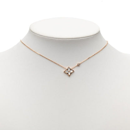 Louis Vuitton Pendentif Star Blossom BB Necklace Gold 18k Pink — view 4