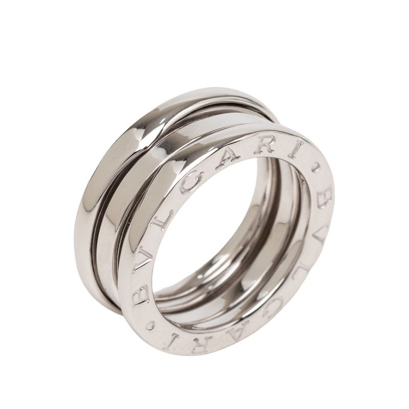 Bvlgari B-zero One Band Ring 48 18k White Gold