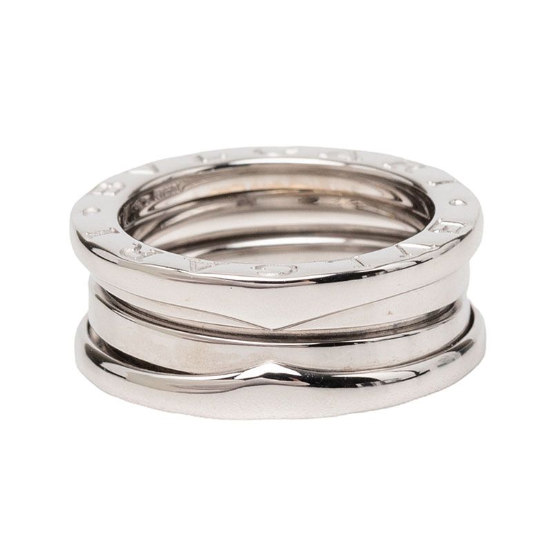Bvlgari B-zero One Band Ring 48 18k White Gold — view 2