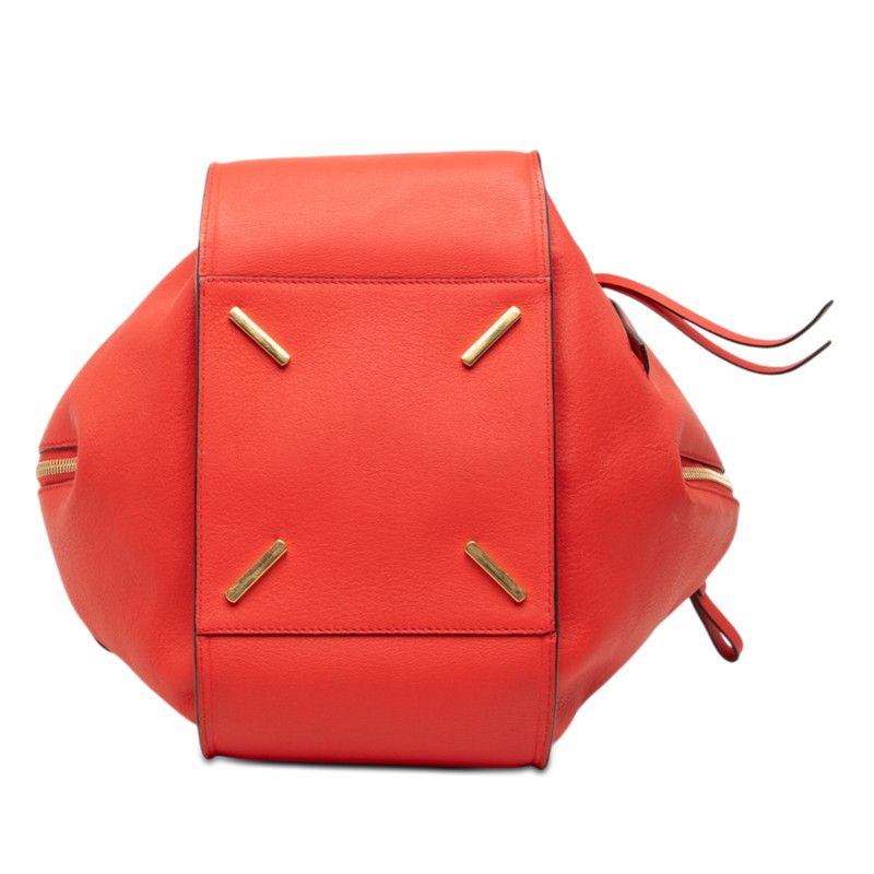 Loewe Anagram Hammock Small 2-Way Shoulder Bag Red Leather — view 3
