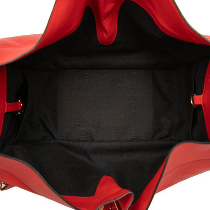 Loewe Anagram Hammock Small 2-Way Shoulder Bag Red Leather — view 4