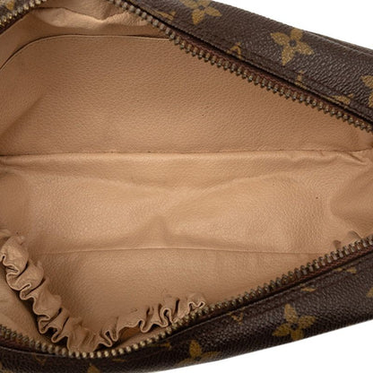 Louis Vuitton Monogram Trousse Toilet 23 Clutch Pouch Brown Leather — view 4
