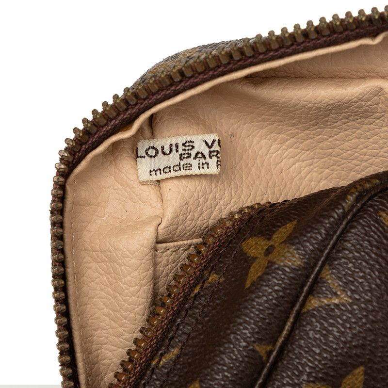 Louis Vuitton Monogram Trousse Toilet 23 Clutch Pouch Brown Leather — view 5