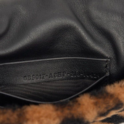 Fendi Zucca Baguette Mini 2-Way Shoulder Bag Brown Shearling Leather — view 5