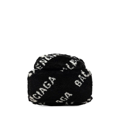 Balenciaga Everyday Backpack Black White Faux Fur Leather — view 3