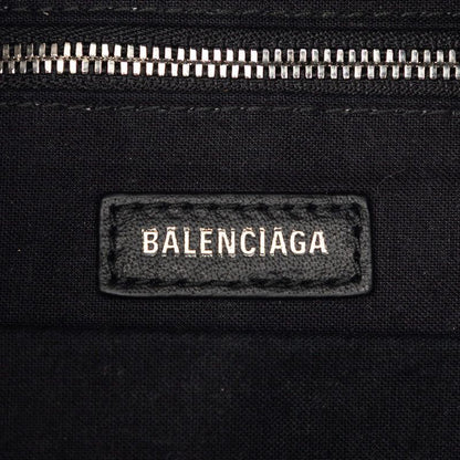 Balenciaga Everyday Backpack Black White Faux Fur Leather — view 5