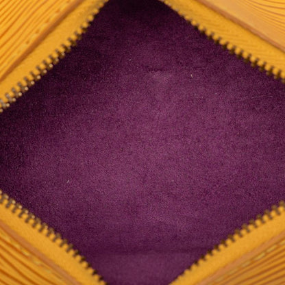 Louis Vuitton Epi Souflo Pouch Case Tassili Yellow Leather — view 4