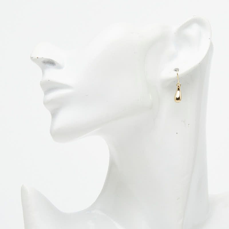Tiffany & Co Elsa Peretti Teardrop Hook Earrings 18k Yellow Gold — view 5