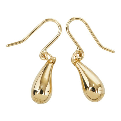 Tiffany & Co Elsa Peretti Teardrop Hook Earrings 18k Yellow Gold — view 3