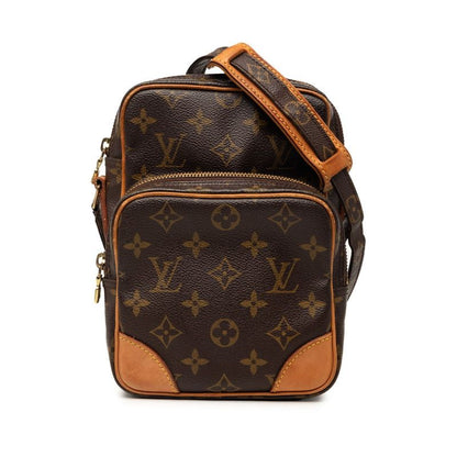 Louis Vuitton Monogram Amazon Crossbody Shoulder Bag Brown Leather