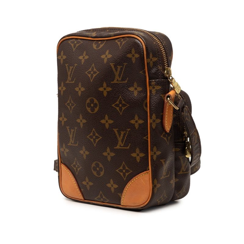 Louis Vuitton Monogram Amazon Crossbody Shoulder Bag Brown Leather — view 2