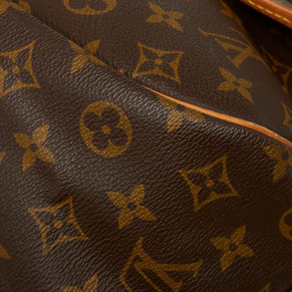 Louis Vuitton Monogram Saumur 35 Crossbody Shoulder Bag Brown Leather — view 8