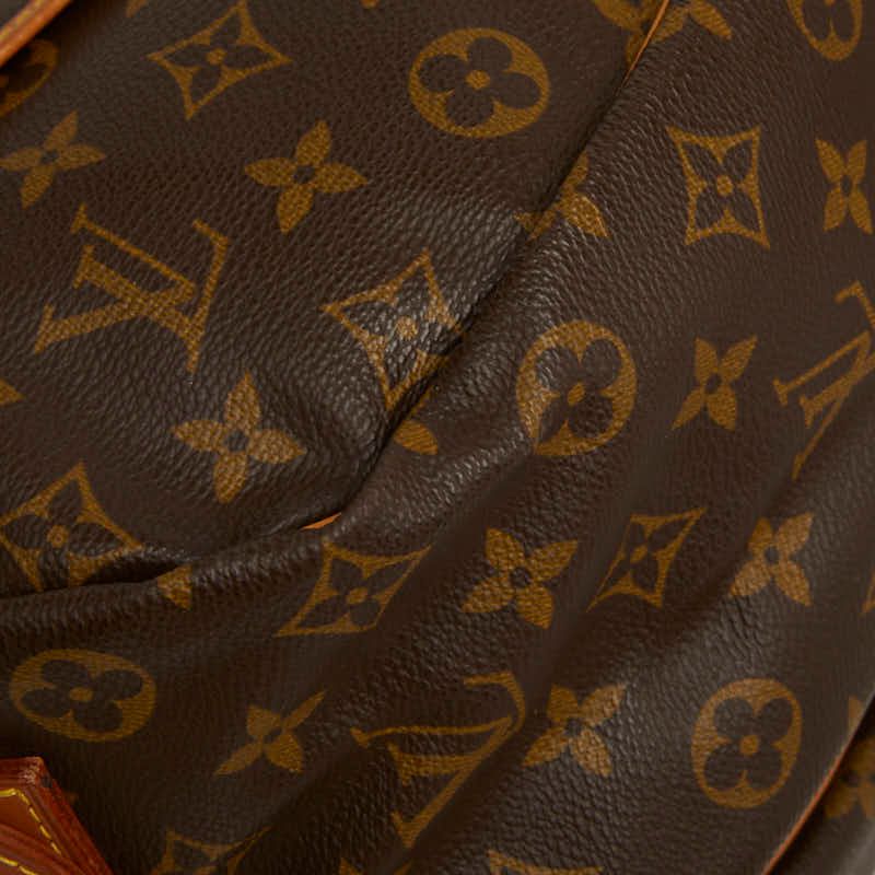 Louis Vuitton Monogram Saumur 35 Crossbody Shoulder Bag Brown Leather — view 5