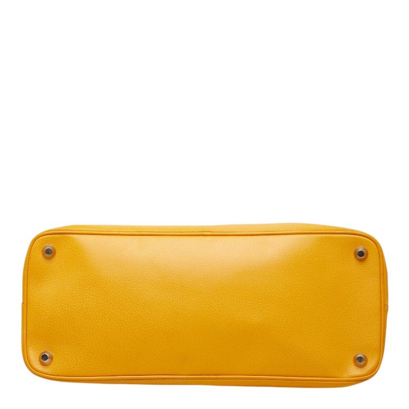 Prada Boston Bag Yellow Leather — view 3