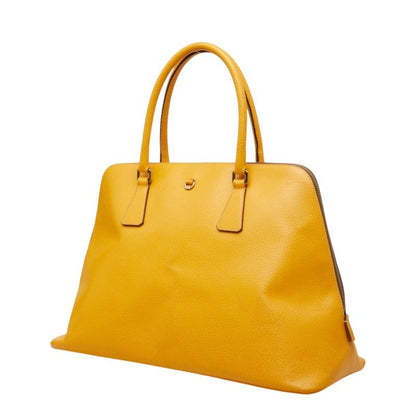 Prada Boston Bag Yellow Leather — view 2