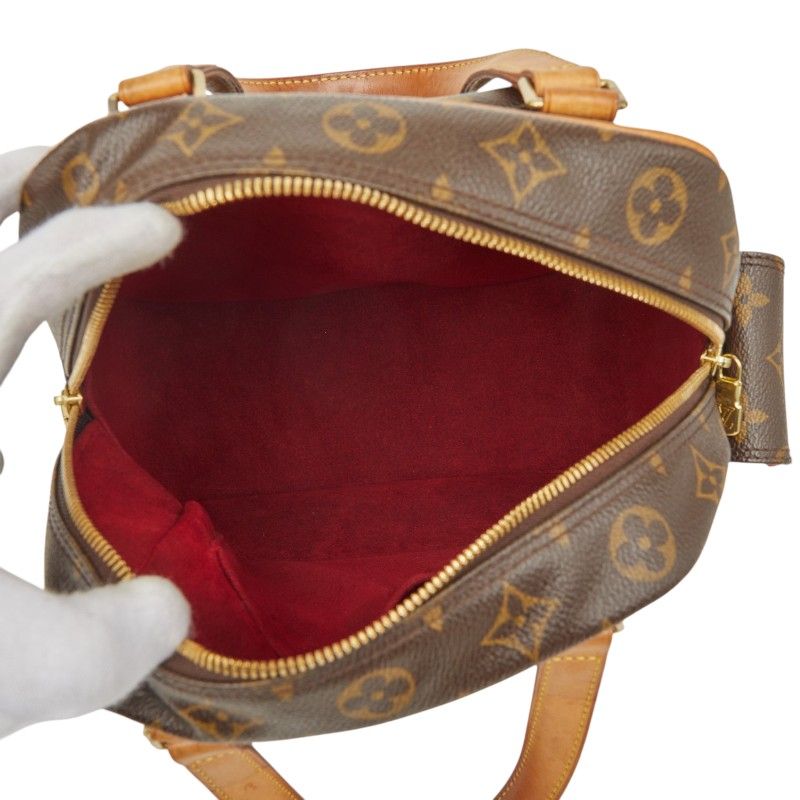 Louis Vuitton Monogram Exantrie Cite Handbag Brown Leather — view 9