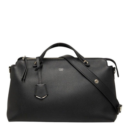 Fendi by the Way Large 2-Way Shoulder Bag Black Leather