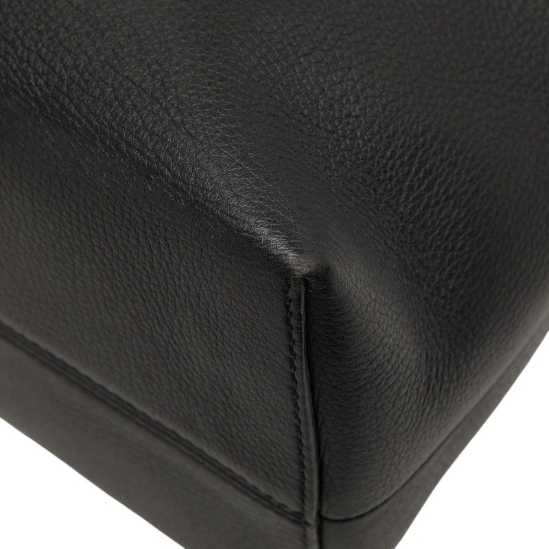 Fendi by the Way Large 2-Way Shoulder Bag Black Leather — view 6