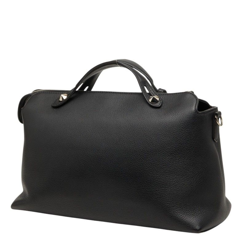 Fendi by the Way Large 2-Way Shoulder Bag Black Leather — view 2