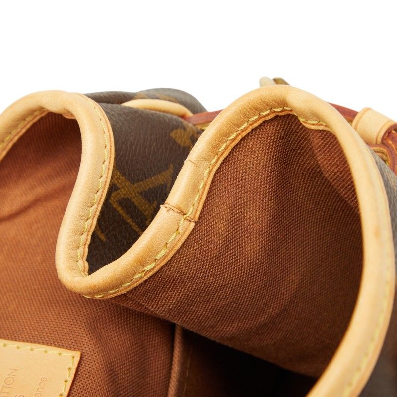 Louis Vuitton Monogram Batignolles Tote Brown Leather — view 9