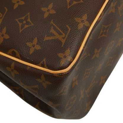 Louis Vuitton Monogram Batignolles Tote Brown Leather — view 7