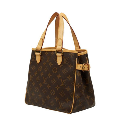 Louis Vuitton Monogram Batignolles Tote Brown Leather — view 2