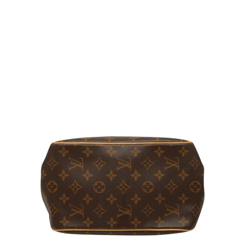 Louis Vuitton Monogram Batignolles Tote Brown Leather — view 3
