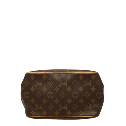 Louis Vuitton Monogram Batignolles Tote Brown Leather — view 3