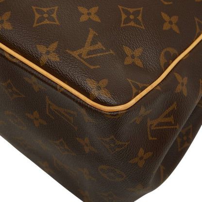 Louis Vuitton Monogram Batignolles Tote Brown Leather — view 6