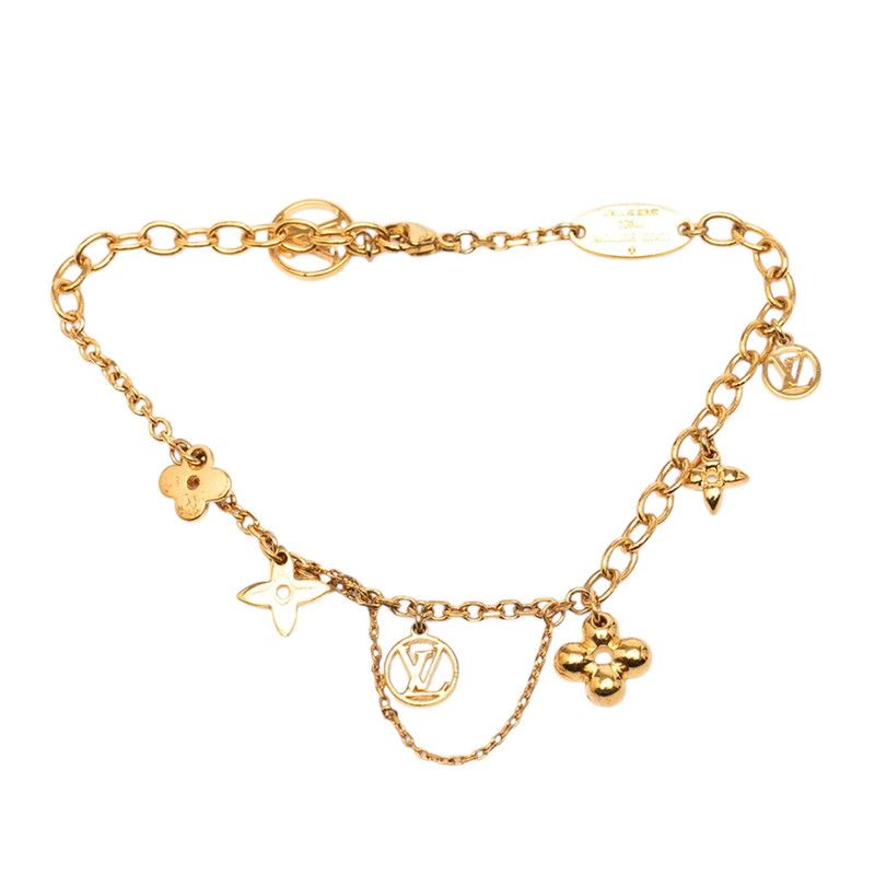 Louis Vuitton Bracelet Blue Ming Chain Gold Plated — view 2