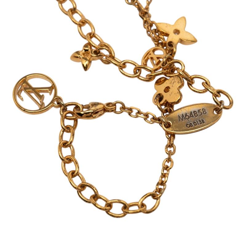 Louis Vuitton Bracelet Blue Ming Chain Gold Plated — view 5