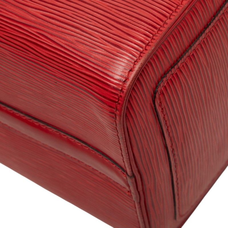 Louis Vuitton Epi Speedy 25 Mini Boston Bag Castilian Red Leather — view 6
