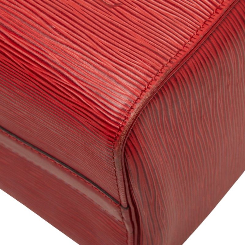 Louis Vuitton Epi Speedy 25 Mini Boston Bag Castilian Red Leather — view 8