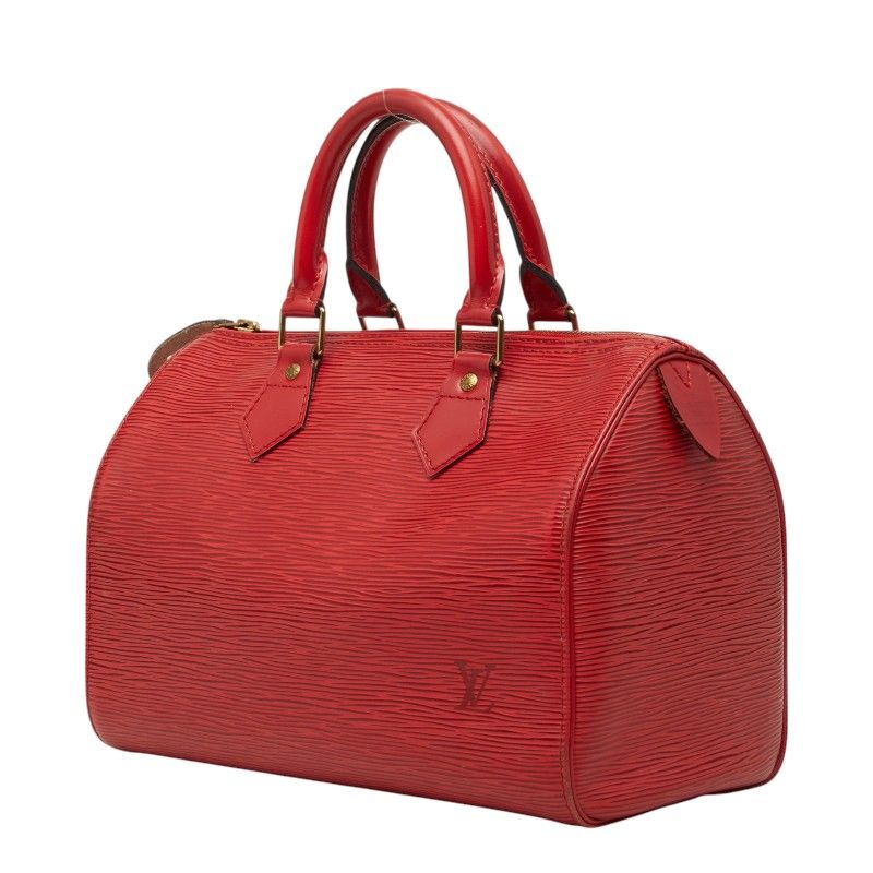 Louis Vuitton Epi Speedy 25 Mini Boston Bag Castilian Red Leather — view 2