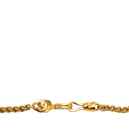 Chanel CC Logo Vintage Chain Pendant 97 Gold Plated — view 4