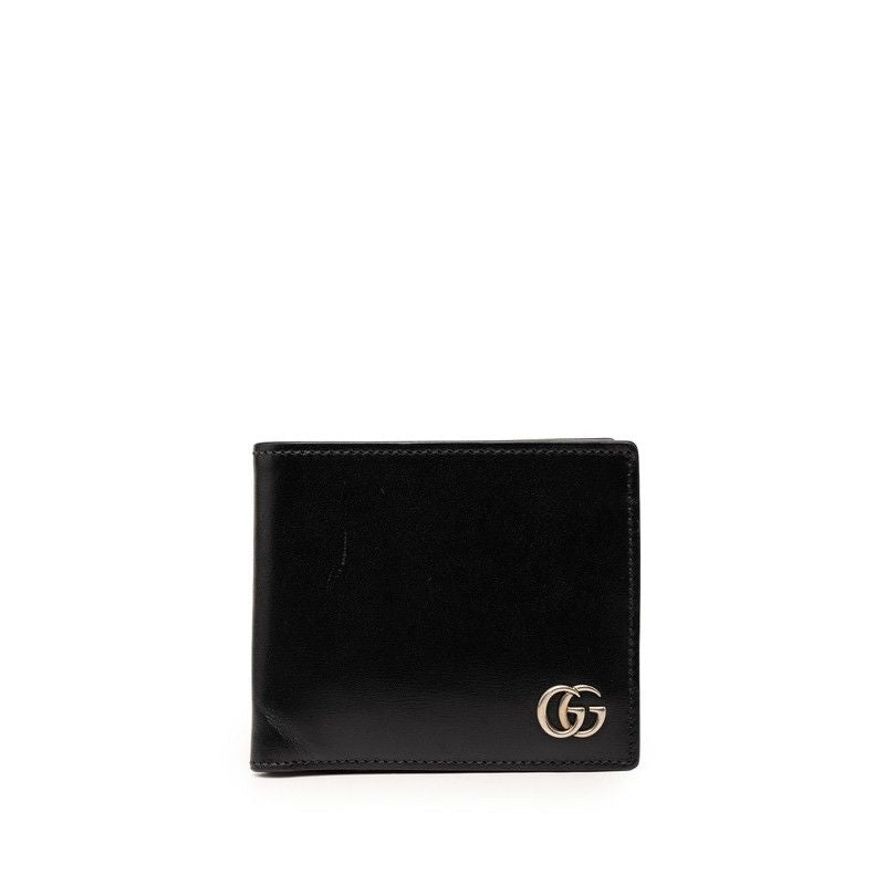 Gucci GG Marmont Bifold Wallet Black Leather