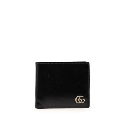 Gucci GG Marmont Bifold Wallet Black Leather