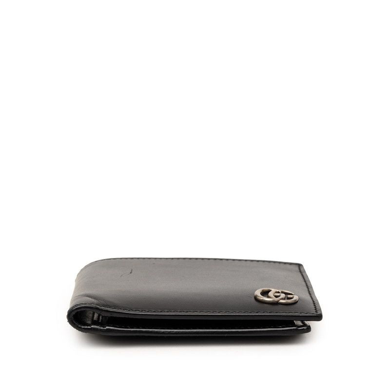Gucci GG Marmont Bifold Wallet Black Leather — view 3