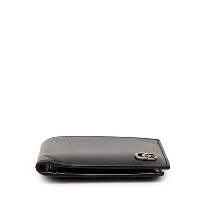 Gucci GG Marmont Bifold Wallet Black Leather — view 3