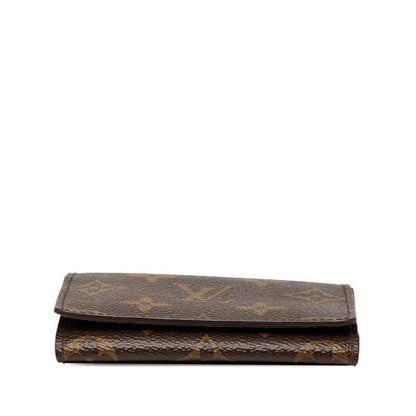Louis Vuitton Monogram Envelope Carte de Visite Card Case Brown Leather — view 3