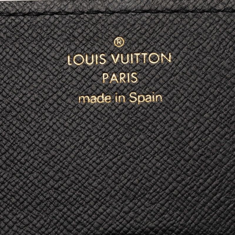 Louis Vuitton Epi Envelope Carte de Visite Card Case Noir Black Leather — view 6
