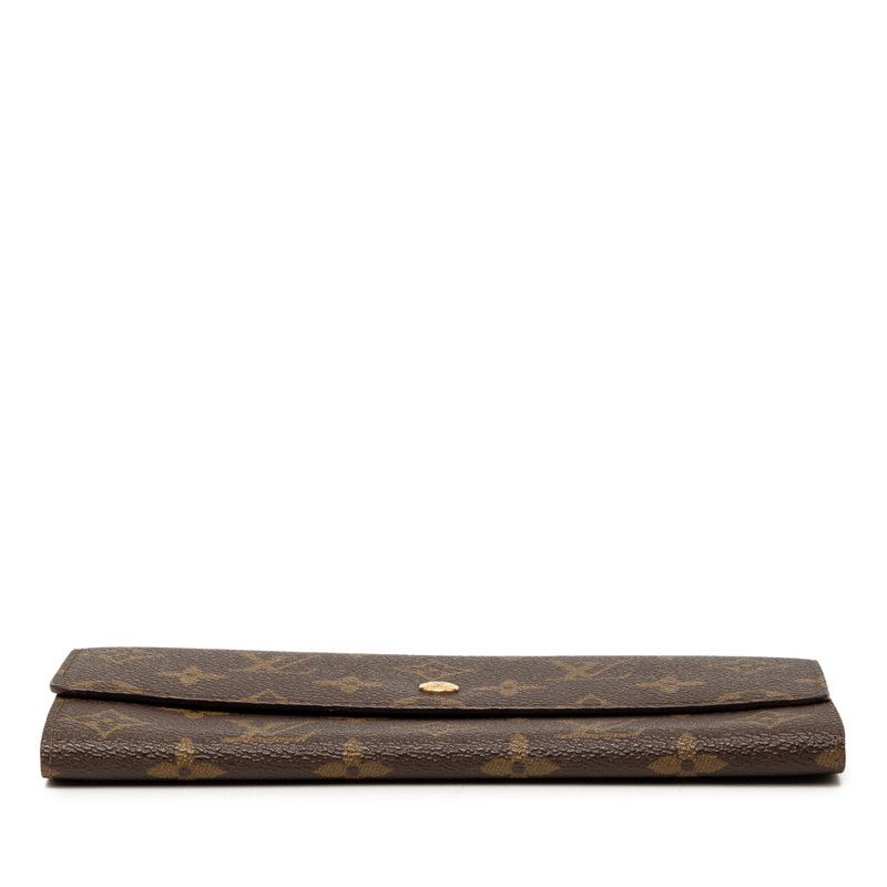 Louis Vuitton Monogram Pochette Porte Monet Cles Wallet Brown — view 3