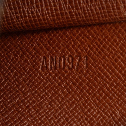 Louis Vuitton Monogram Pochette Porte Monet Cles Wallet Brown — view 6