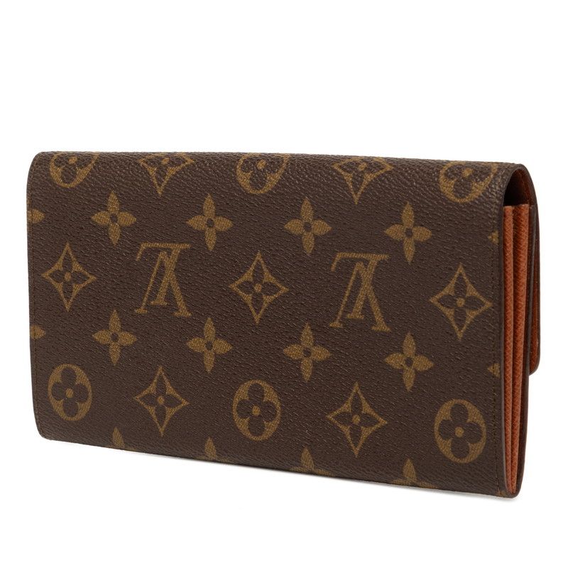 Louis Vuitton Monogram Pochette Porte Monet Cles Wallet Brown — view 2