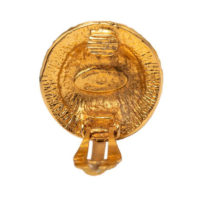 Chanel CC Logo 31 Rue Cambon Paris Earrings Gold Plated — view 3