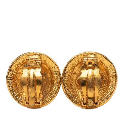 Chanel CC Logo 31 Rue Cambon Paris Earrings Gold Plated — view 2