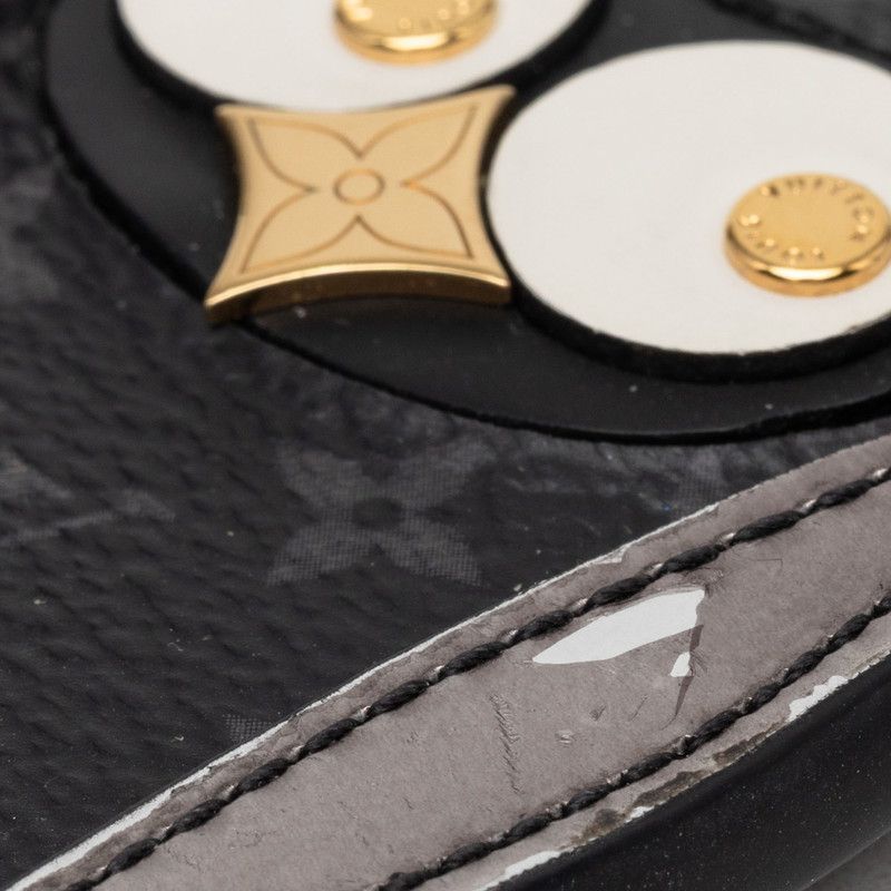 Louis Vuitton Porte Cles Owl Bag Charm Key Holder Key Ring Black Multicolor — view 3