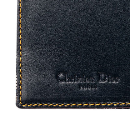 Dior Trotter Wallet Navy White Canvas Leather — view 6